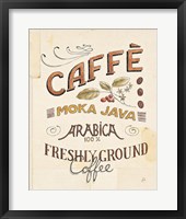 Authentic Coffee VII Framed Print