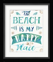 Love and the Beach II Framed Print