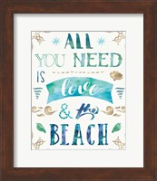 Love and the Beach I Fine Art Print