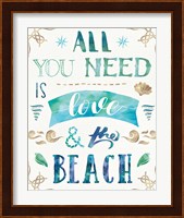 Love and the Beach I Fine Art Print