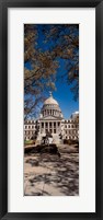 Statue outside a Government Building, Mississippi State Capitol, Jackson, Mississippi Fine Art Print