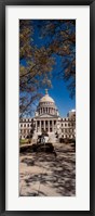 Statue outside a Government Building, Mississippi State Capitol, Jackson, Mississippi Fine Art Print