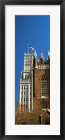 Clock tower, Lamar Life Building, St. Andrew's Church, Jackson, Mississippi Fine Art Print