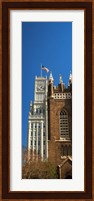 Clock tower, Lamar Life Building, St. Andrew's Church, Jackson, Mississippi Fine Art Print