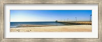 Pier in the sea, Biloxi, Mississippi Fine Art Print