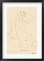 Nudo Seduto Fine Art Print
