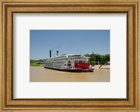 Mississippi, Vicksburg American Queen cruise paddlewheel boat Fine Art Print