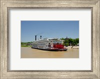 Mississippi, Vicksburg American Queen cruise paddlewheel boat Fine Art Print