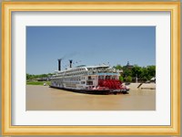 Mississippi, Vicksburg American Queen cruise paddlewheel boat Fine Art Print