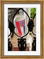 Mississippi Mississippi state flag at the Waverley Plantation Fine Art Print