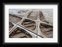 Mississippi, Corinth Crossroads Museum Rail track crossing Fine Art Print