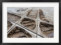 Mississippi, Corinth Crossroads Museum Rail track crossing Fine Art Print