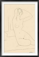 Nudo Seduto Fine Art Print