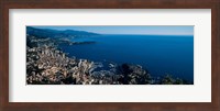 City at the waterfront, Monte Carlo, Monaco Fine Art Print