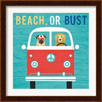Beach Bums Bus Fine Art Print