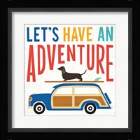 Beach Bums Woodie Fine Art Print