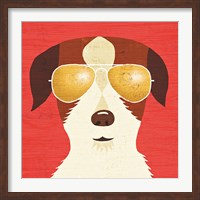 Beach Bums Terrier I Fine Art Print