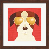 Beach Bums Terrier I Fine Art Print