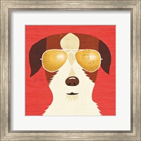 Beach Bums Terrier I Fine Art Print