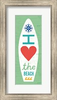 Beach Bums Surf Board II Fine Art Print