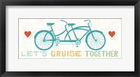 Lets Cruise Together II Framed Print