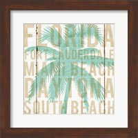 Bon Voyage Florida Palm Fine Art Print