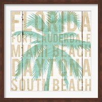 Bon Voyage Florida Palm Fine Art Print