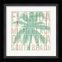 Bon Voyage Florida Palm Fine Art Print