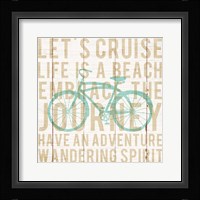Bon Voyage Cruiser II Framed Print