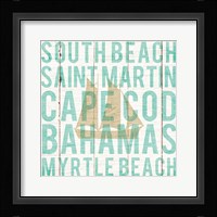 Bon Voyage Boat Framed Print