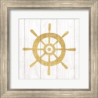 Beachscape VI Helm Gold Neutral Fine Art Print