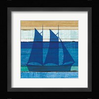 Beachscape V Boat Framed Print
