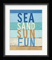 Beachscape Inspiration VIII Framed Print