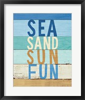 Beachscape Inspiration VIII Framed Print