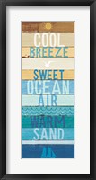 Beachscape Inspiration II Framed Print