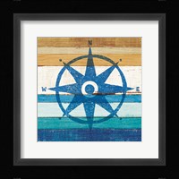 Beachscape IV Compass Framed Print