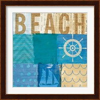 Beachscape Collage IV Fine Art Print