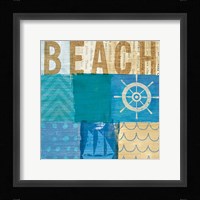 Beachscape Collage IV Fine Art Print