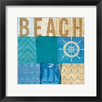 Beachscape Collage IV Framed Print