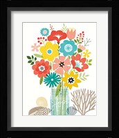 Seaside Bouquet IV Mason Jar Fine Art Print