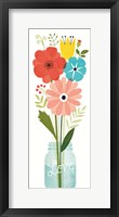 Seaside Bouquet VI Mason Jar Fine Art Print