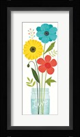 Seaside Bouquet V Mason Jar Fine Art Print