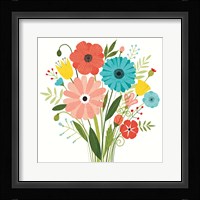 Seaside Bouquet II Framed Print
