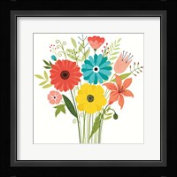 Seaside Bouquet III Framed Print