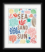 Under Sea Treasures III Framed Print