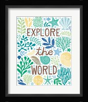 Under Sea Treasures I Sea Glass Fine Art Print