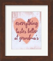 Everything Tastes Better at Grandma's Fine Art Print