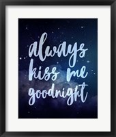 Stellar - Kiss Me Goodnight Fine Art Print