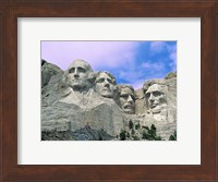 View of Mount Rushmore National Monument Presidential Faces, South Dakota Fine Art Print