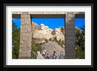 Entrance to Mount Rushmore National Memorial, South Dakota Fine Art Print